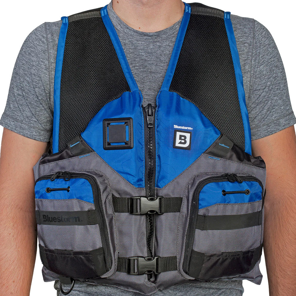 Bluestorm Sportsman Adult Mesh Fishing Life Jacket - Deep Blue - 2XL/3XL [BS-105-BLU-2/3X]