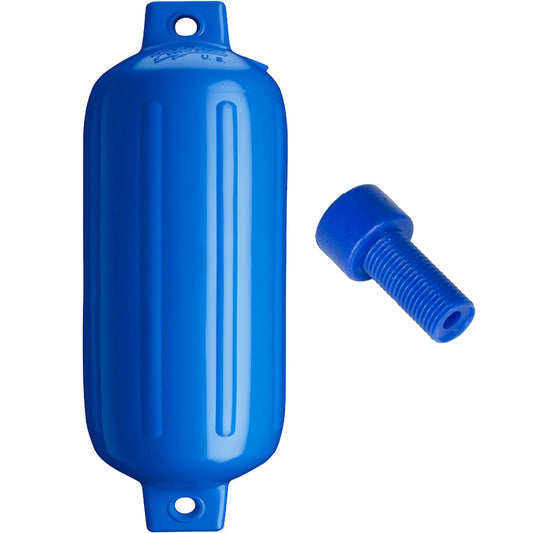 Polyform G-5 Twin Eye Fender 8.8" x 26.8" - Blue w/Adapter [G-5 BLUE W/AIR ADAPTER]
