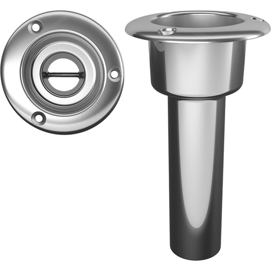 Mate Series Stainless Steel 0 Rod  Cup Holder - Open - Round Top [C1000ND]