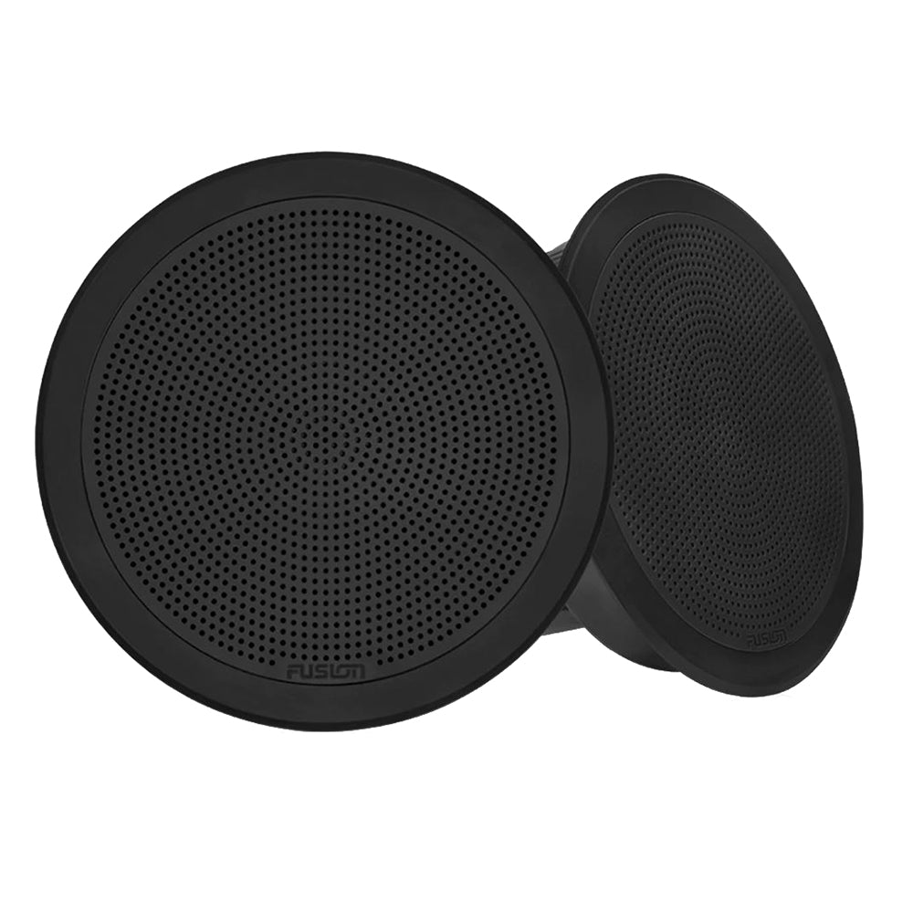 Fusion FM-F77RB FM Series 7.7" Flush Mount Round Marine Speakers - Black Grill - 200W [010-02300-01]