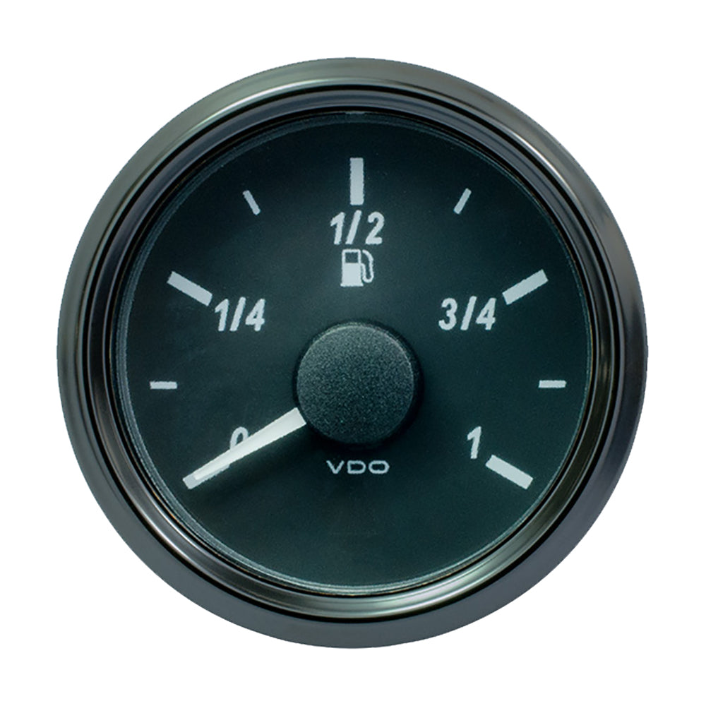 VDO SingleViu 52mm (2-1/16") Fuel Level Gauge - Euro - 3-180 Ohm [A2C3833100030]